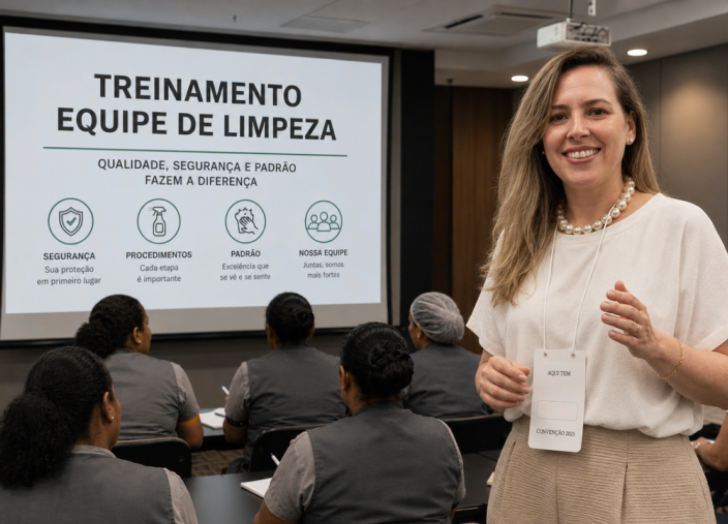 Treinamento do Programa Condomínio Inteligente para equipes condominiais.